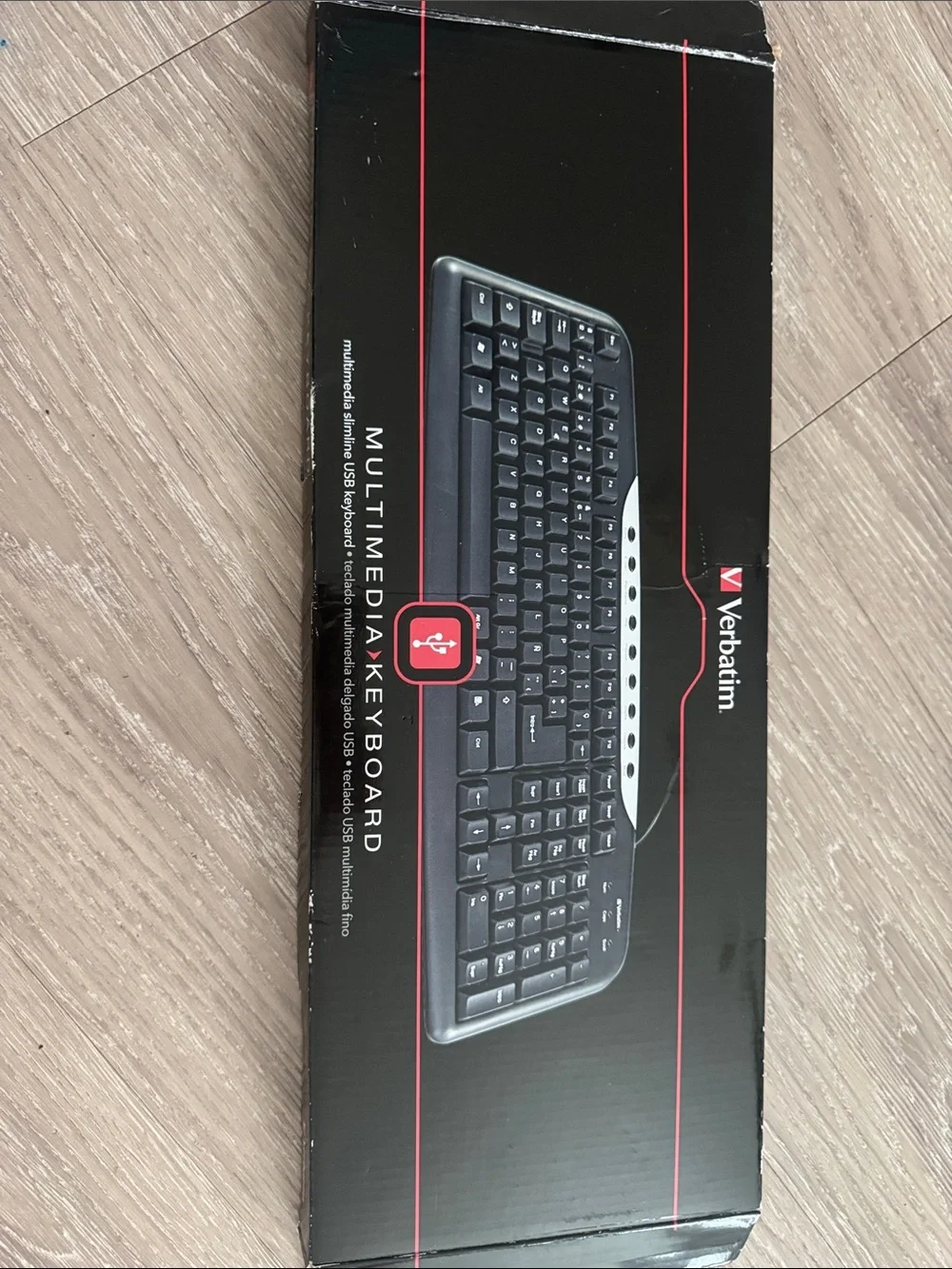 Verbatim Black Multimedia USB Keyboard with Shortcut Keys